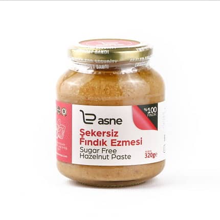 Şekersiz Fındık Ezmesi 600 G